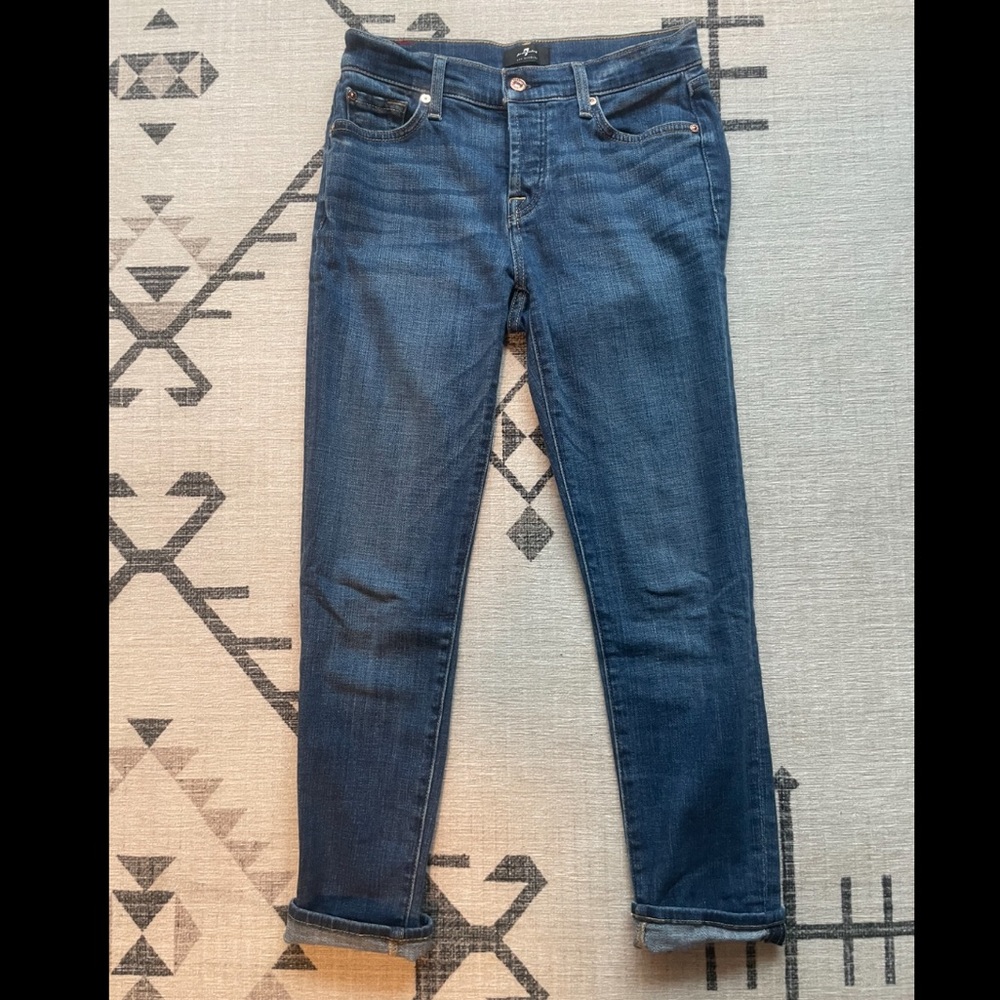 7 for all mankind Josephina, size 24 ankle length jeans